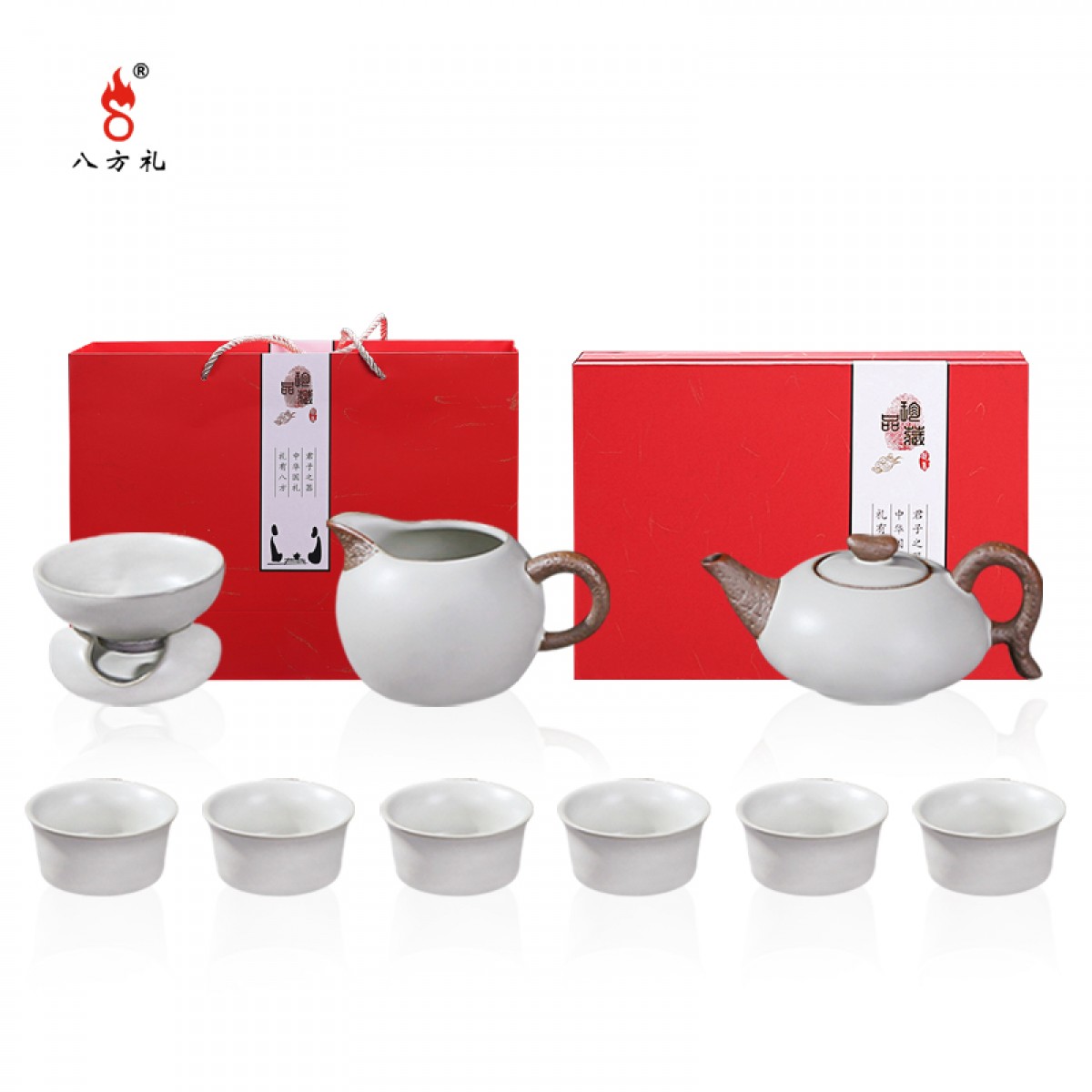 八方礼 哥窑和乐融融10入茶具 GY2016-6-01