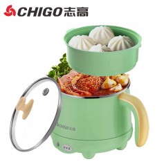 志高 YK-06015电煮锅1.5L带蒸笼