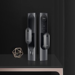 TCL夜间人脸识别指纹锁智能锁家用锁密码锁推拉式全自动指纹锁C级锁芯未关门提醒自动反锁K6X 【2020旗舰款K6X】人脸识别+全自动
