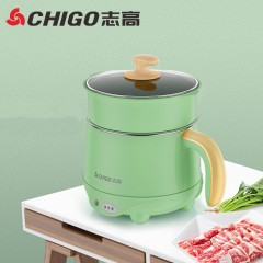 志高 YK-06015电煮锅1.5L带蒸笼