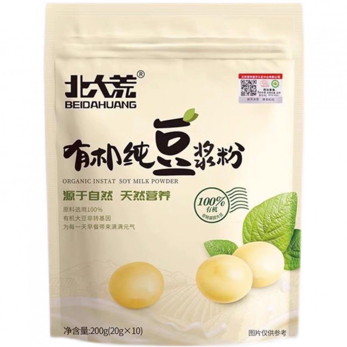 北大荒有机纯豆浆粉200克
